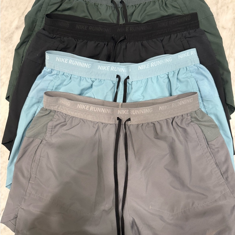 Nike Men’s Stride Dri-Fit 2x1 Shorts - 4 Pairs